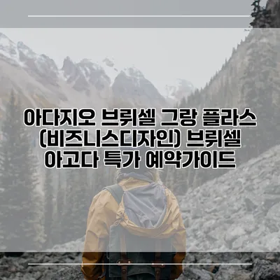 아다지오 브뤼셀 그랑 플라스 (비즈니스디자인) 브뤼셀 아고다 특가 예약가이드