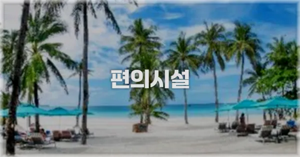🛎️ 편의시설